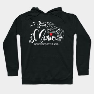 Music is the voice of the soul Hoodie